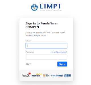 Pendaftaran SNMPTN 2O22 bisa dilakukan di Portal LTMPT di link Portal.ltmpt.ac.id. Selain di Portal LTMPT, pendaftaran SNPMPTN 2O22 juga bisa berlangsung di link https://snmptn.ltmpt.ac.id