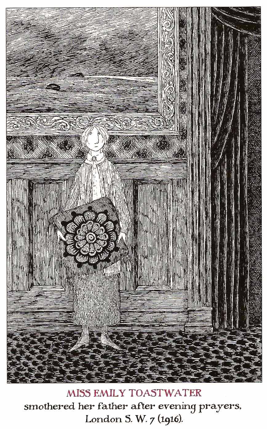 Edward Gorey, Miss Emily Toastwater murderess