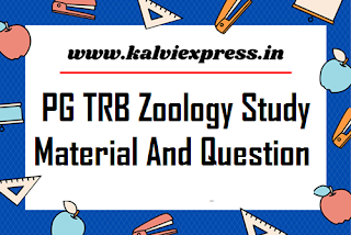 PG TRB Zoology Study Material And Question