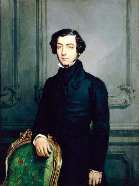Retrato de Alexis de Tocqueville, pintura de Théodore Chassériau