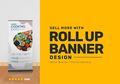 Same day Roller banner, Roll up banner, Pull up banner printing Peterborough