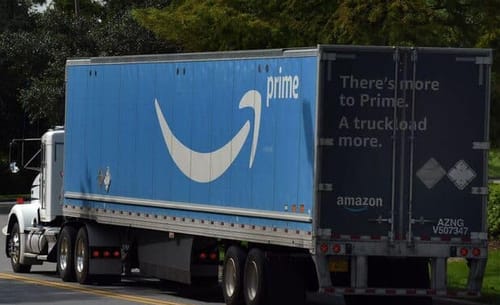 Amazon has a tracking device to monitor truck drivers