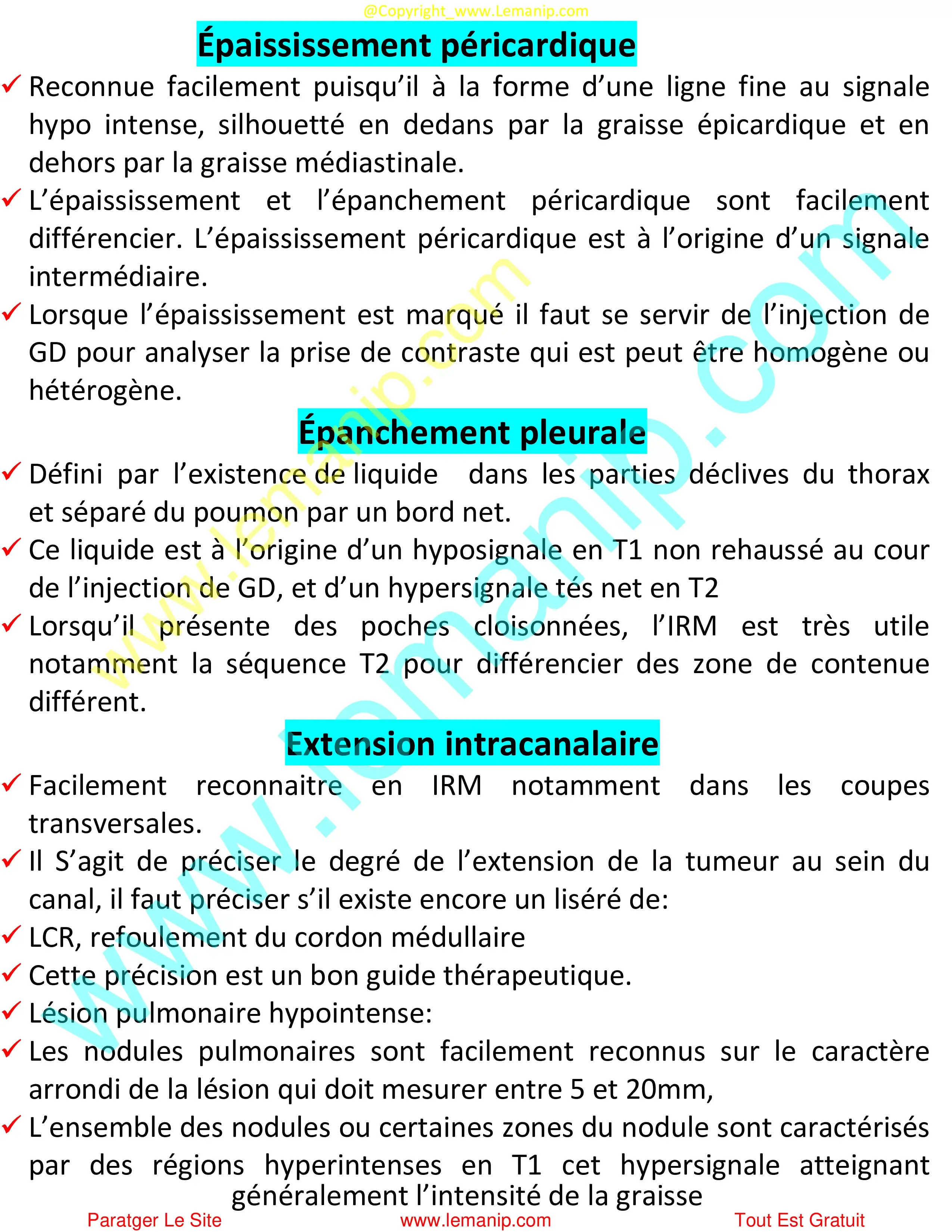 Épaississement péricardique