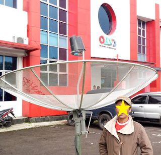 Parabola Jaring Satelit Telkom2