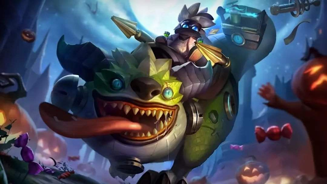 barats baratstein halloween skin hd wallpaper mobile legends