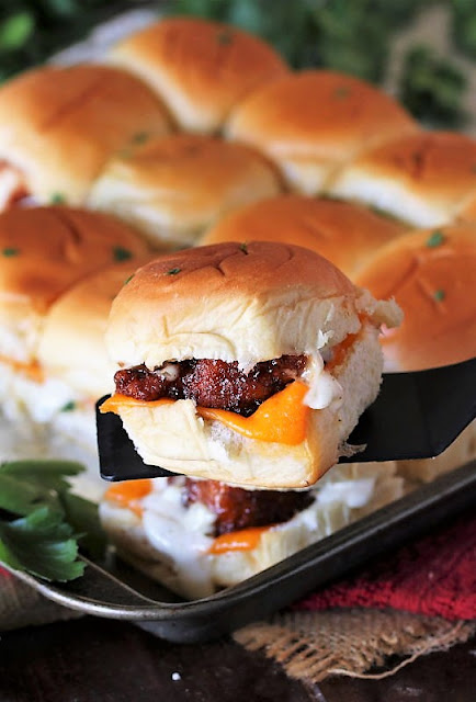 Honey BBQ Chicken Sliders Image