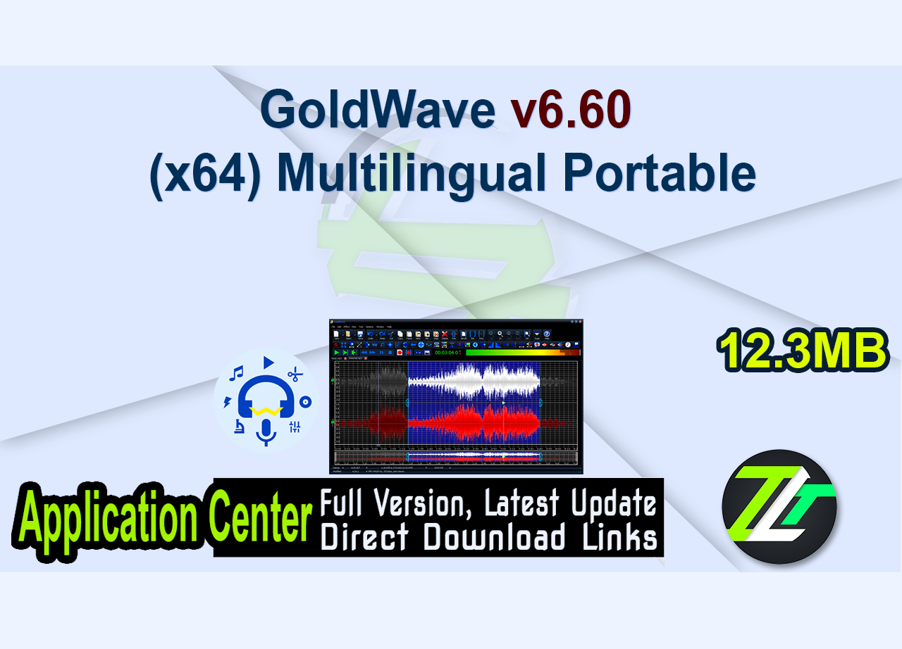 GoldWave v6.60 (x64) Multilingual Portable