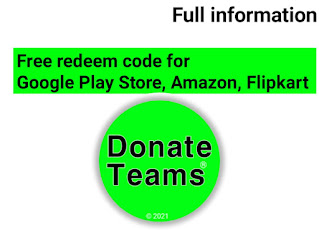 Free redeem code for Google Play Store, Amazon, Flipkart