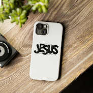 Jesus Inspired Slim Phone Case: Strength, Salvation, and Love