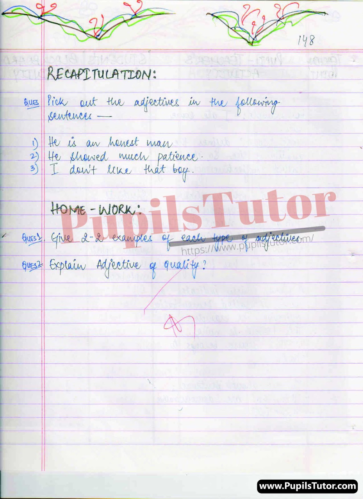 B.Ed English Lesson Plan For Class 10 PDF On Adjectives  – [Page 6] – pupilstutor.com