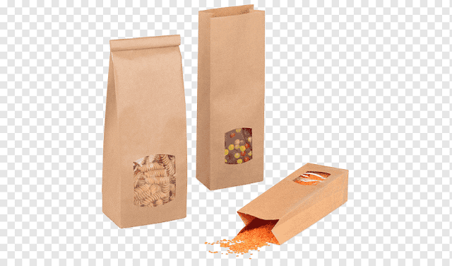 Gambar kertas kraft kemasan untuk tempat makanan