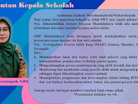 Sambutan Kepala Sekolah SMP Mandalahayu