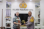 Kunjungan Kerja Kedutaan Australia di Polres Pasuruan Kota