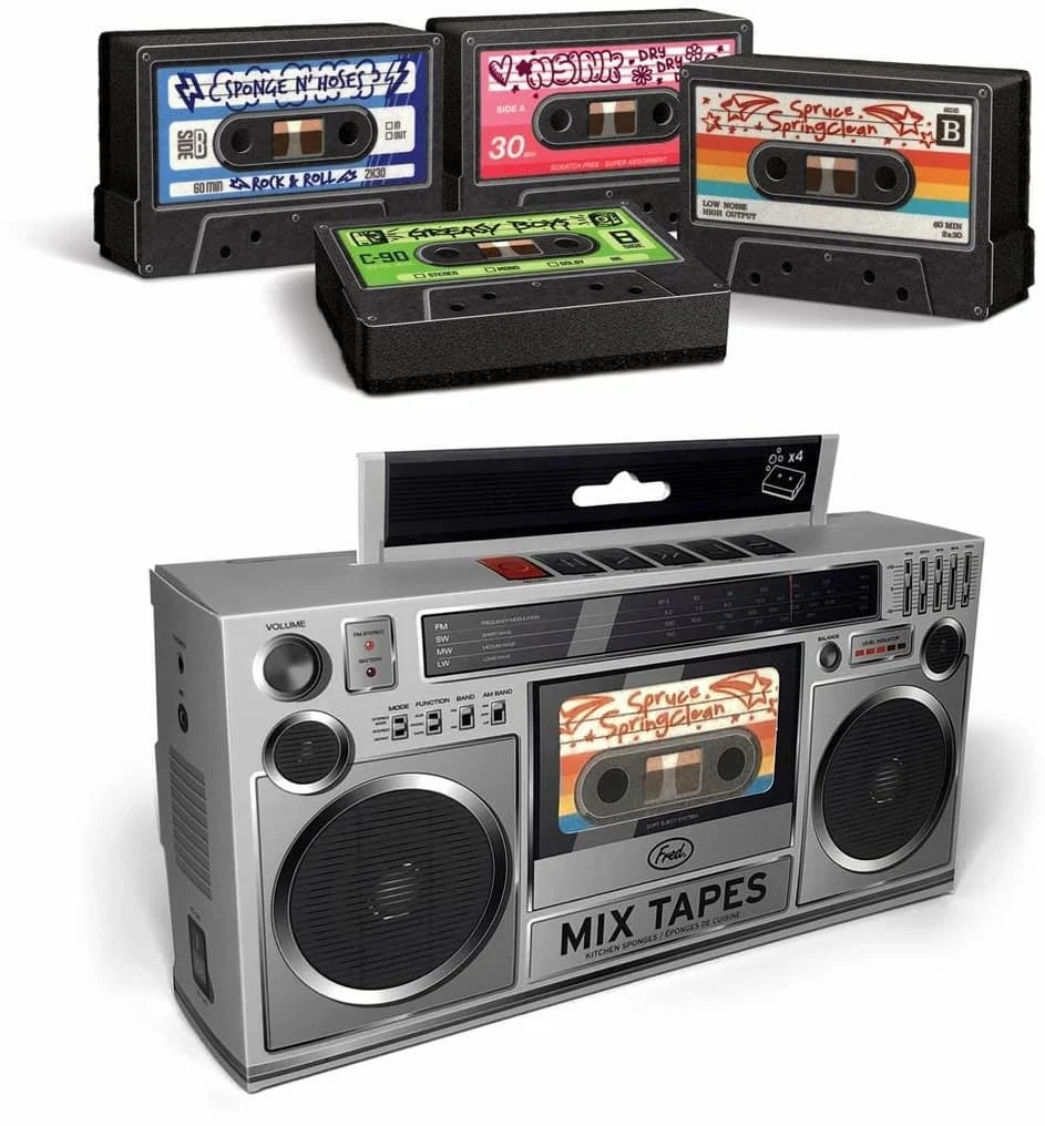 Mix Tape Schwämme | Gadget des Tages bzw. Webtrash