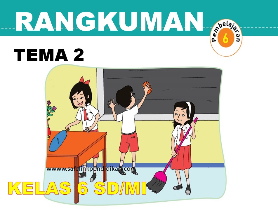 Rangkuman Materi Pembelajaran Tema 2 Kelas 6 SD/MI