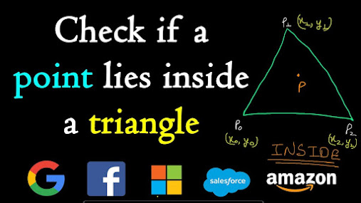 [Solved] How to check if given point is inside Triangle or not in Java