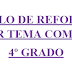 CUADERNILLO DE REFORZAMIENTO POR TEMA COMUN 4º GRADO 