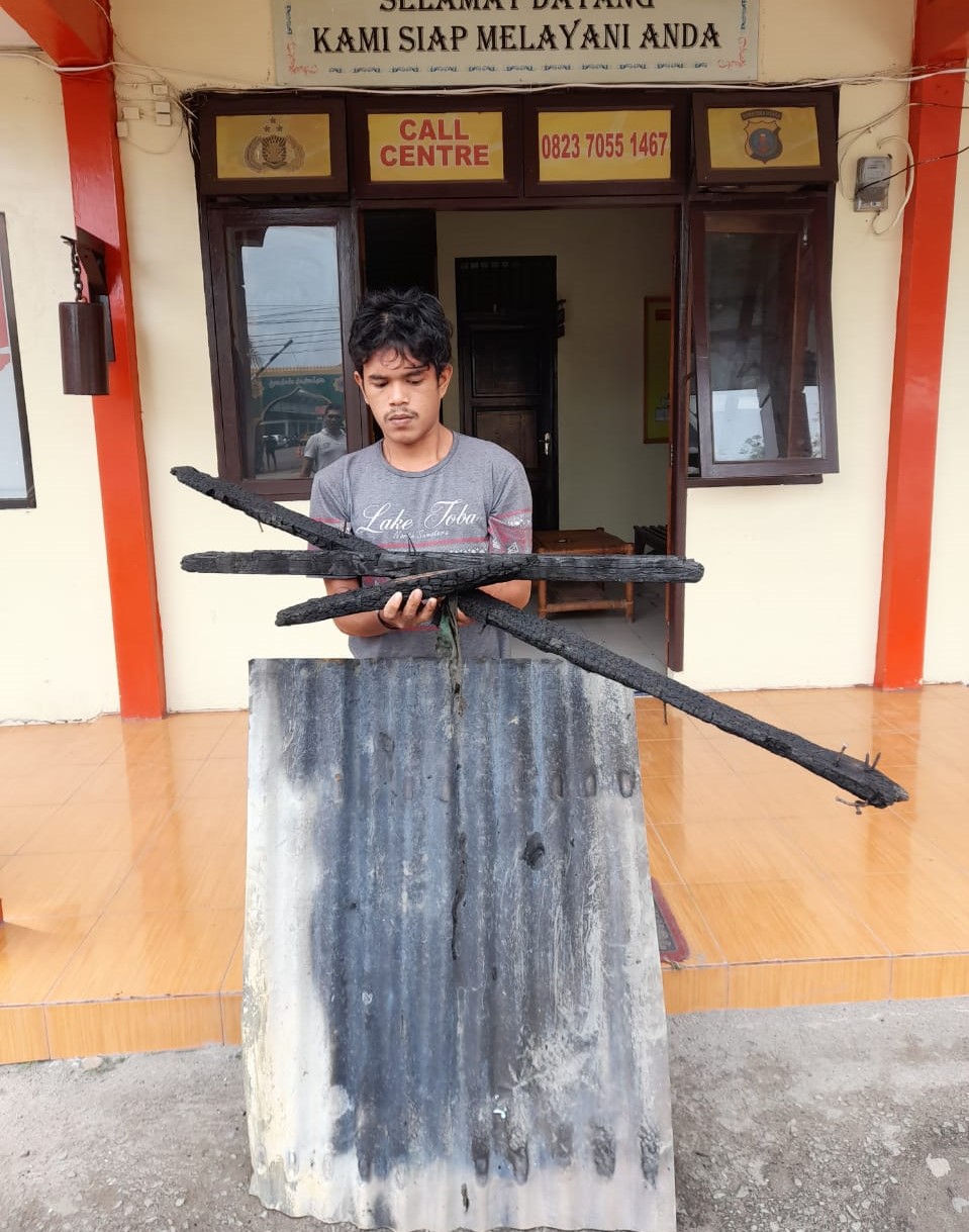 Anak Binjai Bakar Rumah Ibunya