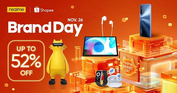 realme Brand Day on Shopee