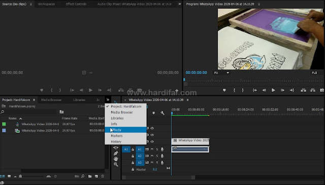 Cara Memperhalus Video dengan Warp Stabilizer di Adobe Premiere Pro CC