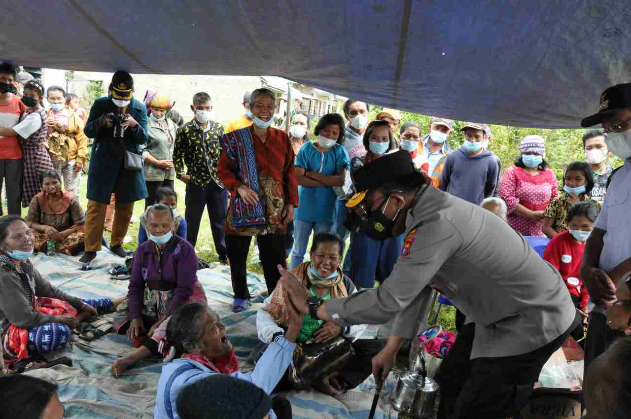 745 Pasukan Gabungan TNI Polri Amankan Pilkades Humbahas, Kapoldasu: Pastikan Situasi Kondusif