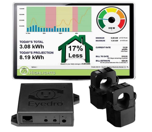 Eyedro EHEM1-LV Save Money Home Energy Monitor