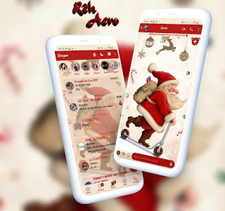 Santa Claus 03 Theme For YOWhatsApp & Aero WhatsApp
