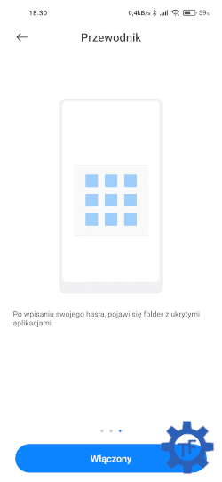 Folder z ukrytymi ikonami