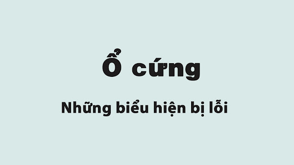 Các biểu hiện bạn nên thay ổ cứng