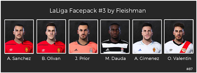 LaLiga Facepack #3 For eFootball PES 2021