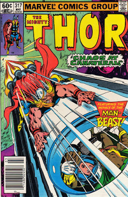 Thor #317, the Man-Beast