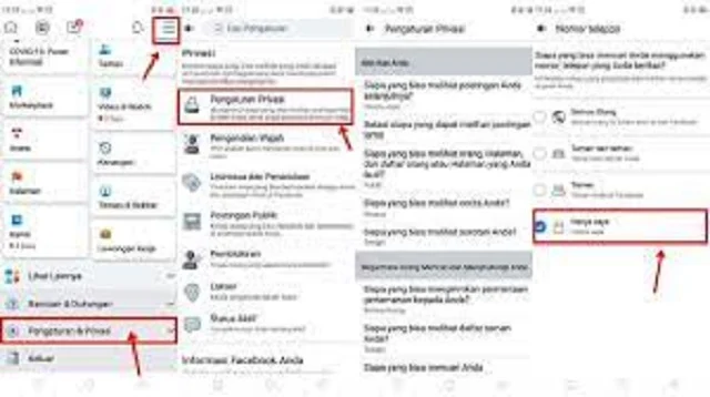 Cara Privasi Facebook