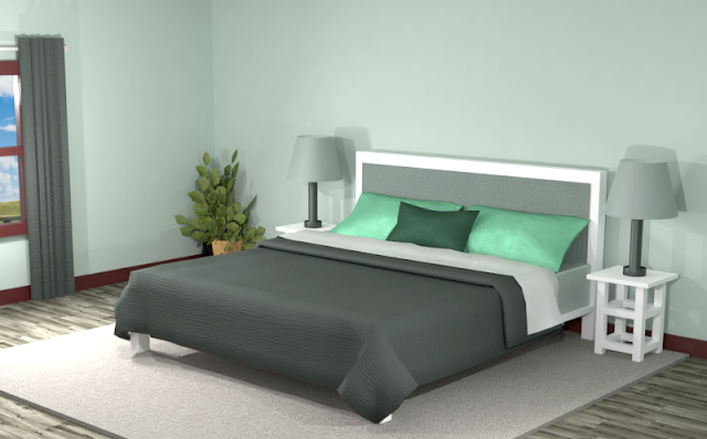 Light-Blue-Green-C2D2CA-monochromatic-room