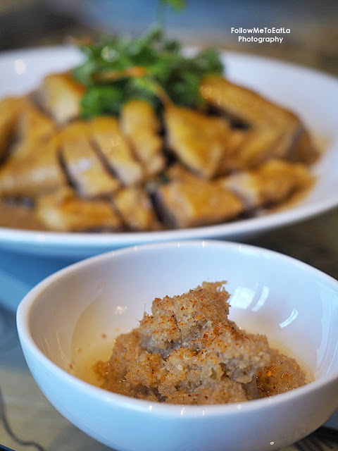 Steamed Baked Hong Kong Farm Chicken with Minced Ginger Sauce