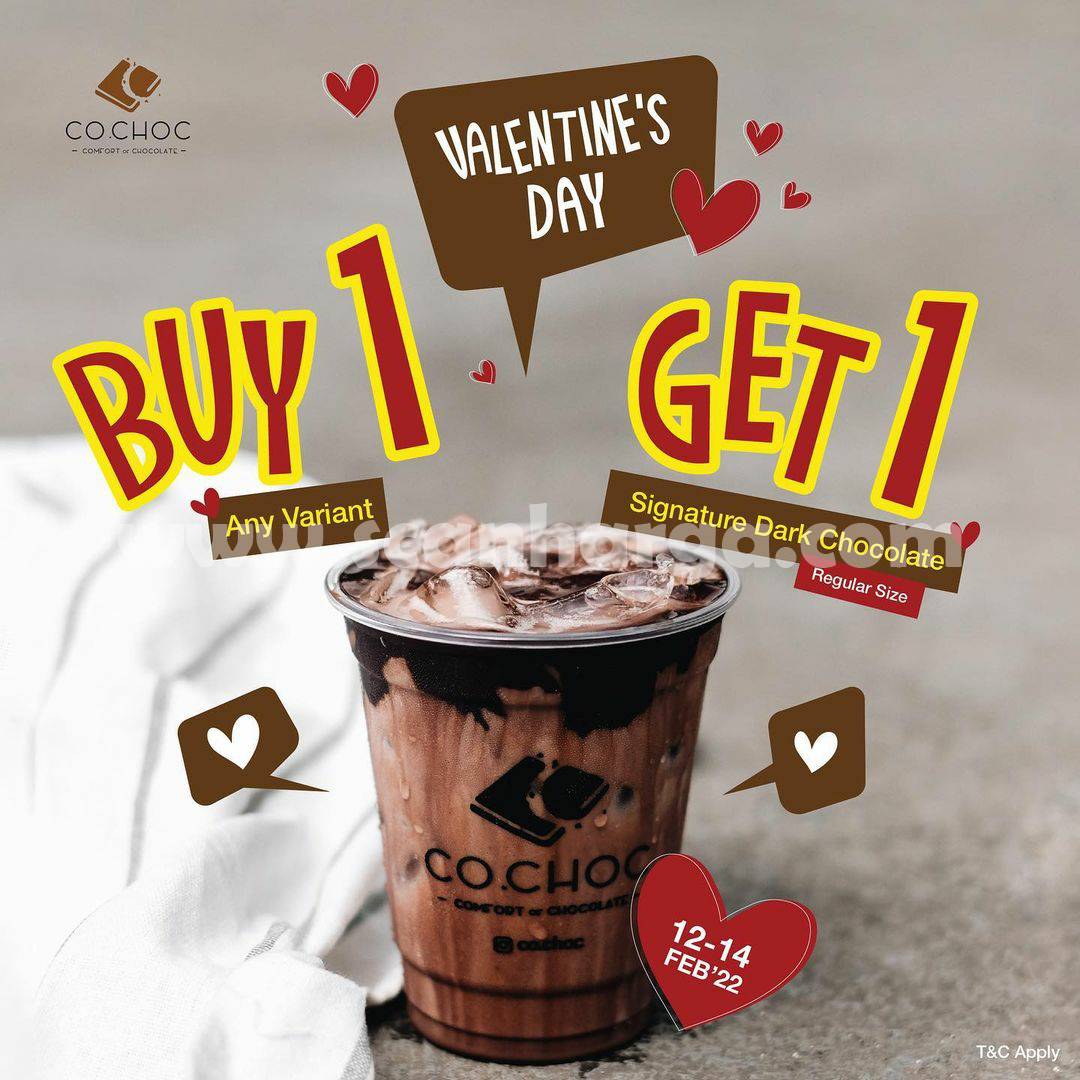 Promo CO.CHOC Spesial Valentine - Beli 1 Gratis 1