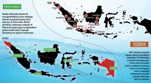 The reasons why Indonesia is prone to drug abuse and trafficking