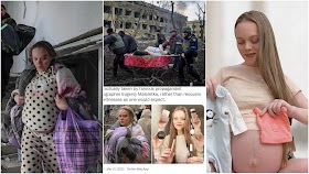 Ukraina Ternyata Bohong, Foto Bom di RS Bersalin Diperankan Model