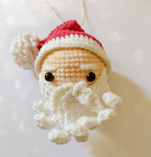 PATRON GRATIS BOLA DE NAVIDAD PAPA NOEL AMIGURUMI 56440