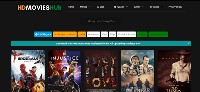 HDMoviesHUB - 300mb Movies, 480p Movies, 720p Movies, Hindi Dubbed Series