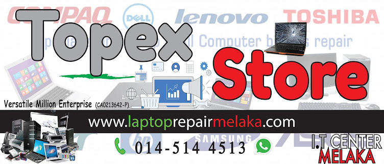 Laptop Repair Melaka by TopexStore IT Center