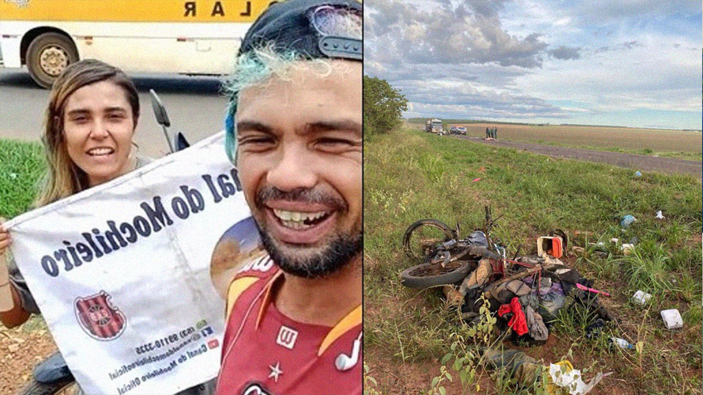 Mochileiros que percorriam o Brasil sofrem acidente grave na etapa final da viagem