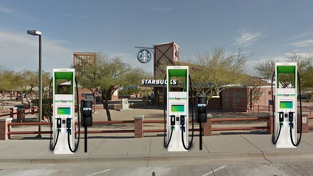 Starbucks Wants to Become The Gas Starbucks Wants to Become The Gas Station of The Future for EVsStation of The Future for EVs