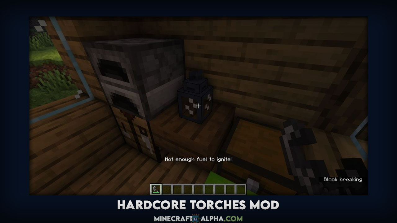 Hardcore Torches Mod For 1.18.1 to 1.17.1 (Increased Difficulty)