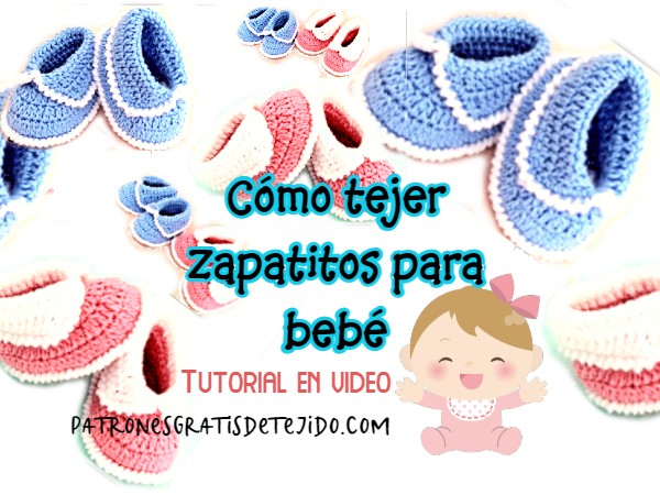 Cómo tejer zapatitos para | Tutorial