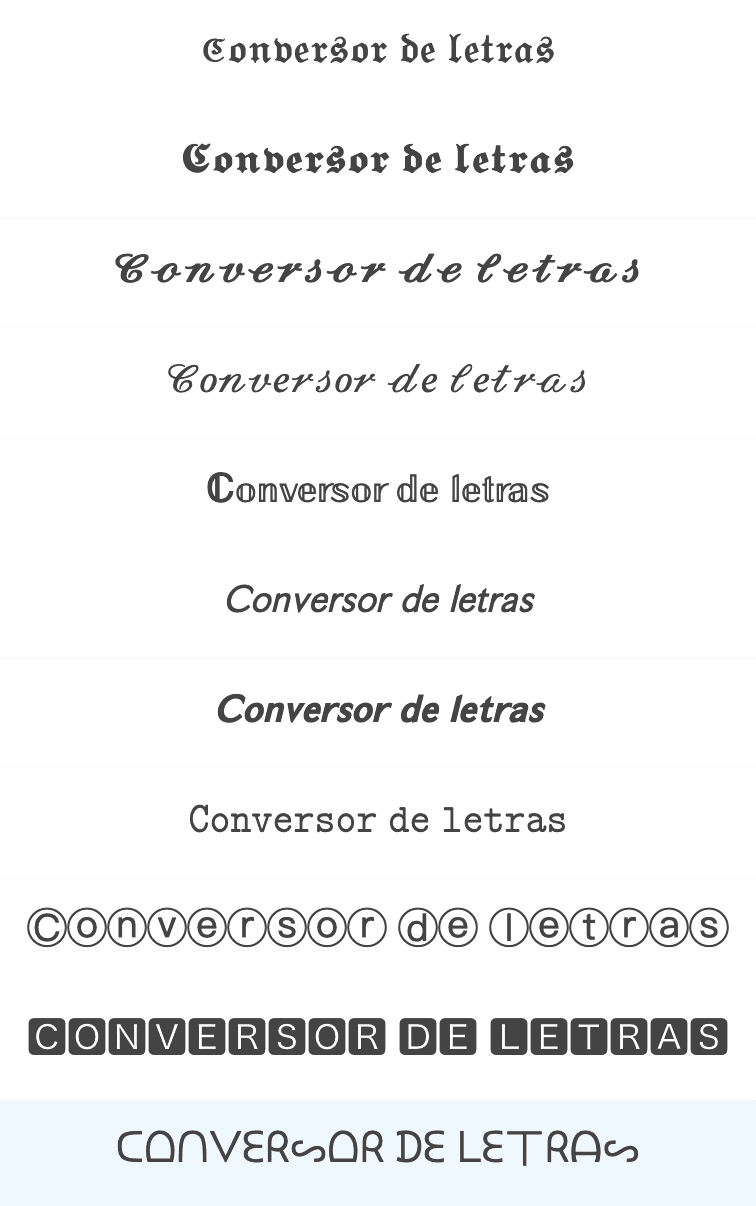 Tumor maligno preocuparse Extensamente Conversor De Letras ➜ #𝟙⚡(☉̃ₒ☉)⭐♡+*𝐵𝑜𝓃𝒾𝓉𝒶𝓈*+♡ ℂ𝕠𝕡𝕚𝕒𝕣 𝕪  𝕡𝕖𝕘𝕒𝕣