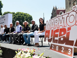 Presenta gobierno estatal a los embajadores del Maratón Puebla 2023