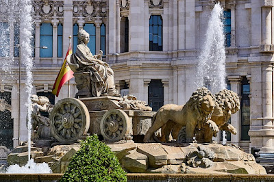 La estatua de Cibeles en Madrid