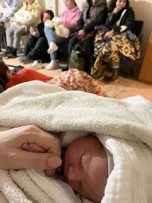 Baby born in Ukraine Metro 25th or 26 Feb 2022