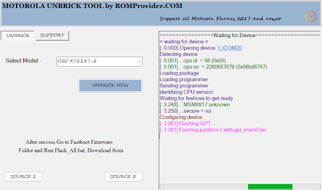 (Free) Download Motorola unbrick tool V1.0 Windows Computer