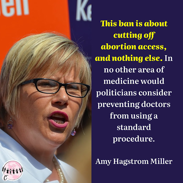 This ban is about cutting off abortion access, and nothing else. In no other area of medicine would politicians consider preventing doctors from using a standard procedure. — Amy Hagstrom Miller, the president of Whole Woman's Health